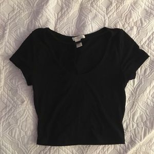 Bozzolo✨Cropped-Cross-Strapped Crop Tee